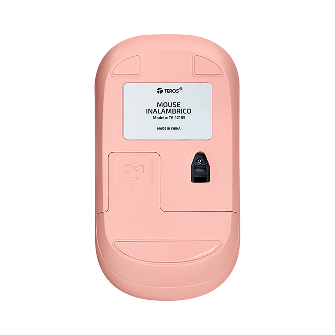 Mouse Inalámbrico Teros TE-1218S - 1000 DPI, Receptor USB y Diseño Compacto - Imagen 5