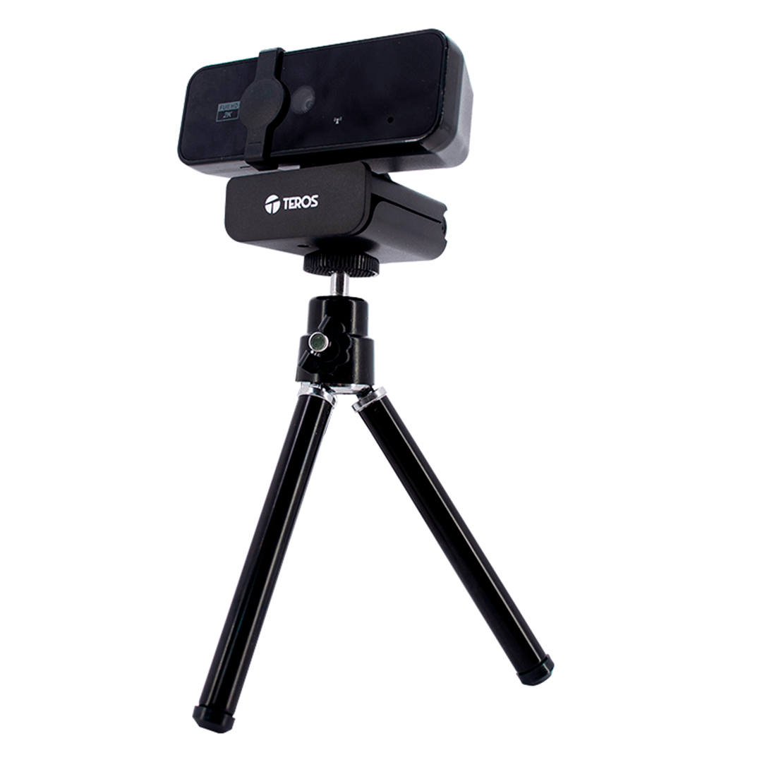 Cámara Web Teros TE-9072 Full HD 1080p - Micrófono Integrado y Conexión USB Plug & Play - Imagen 2