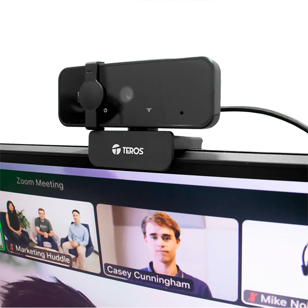 Cámara Web Teros TE-9072 Full HD 1080p - Micrófono Integrado y Conexión USB Plug & Play - Imagen 3