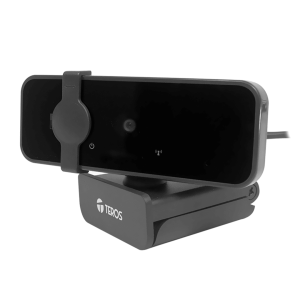 Cámara Web Teros TE-9072 Full HD 1080p - Micrófono Integrado y Conexión USB Plug & Play