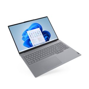 Laptop Lenovo ThinkBook 16 G8 IAL 21SK00CFLM - vista frontal abierta