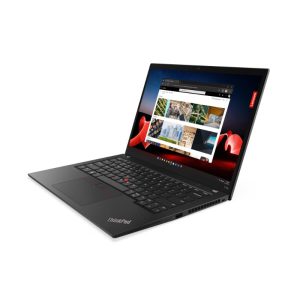 Laptop Lenovo ThinkPad T14s Gen 4 21F7001FLM - vista frontal abierta